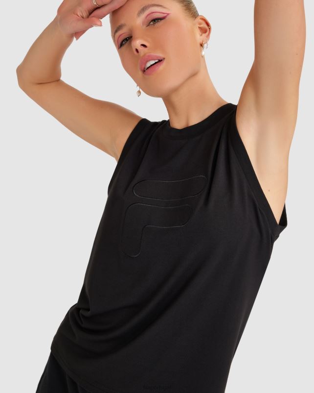 PPH0J2812 preto FILA regata fila spencer preta feminina