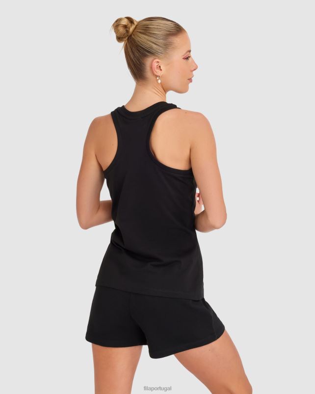 PPH0J2824 preto FILA regata fila preta feminina