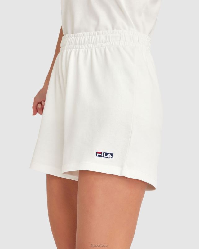 PPH0J2844 branco FILA fila imogen short branco feminino