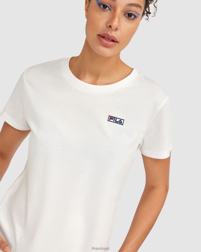 PPH0J2846 branco FILA camiseta fila branca feminina imogen