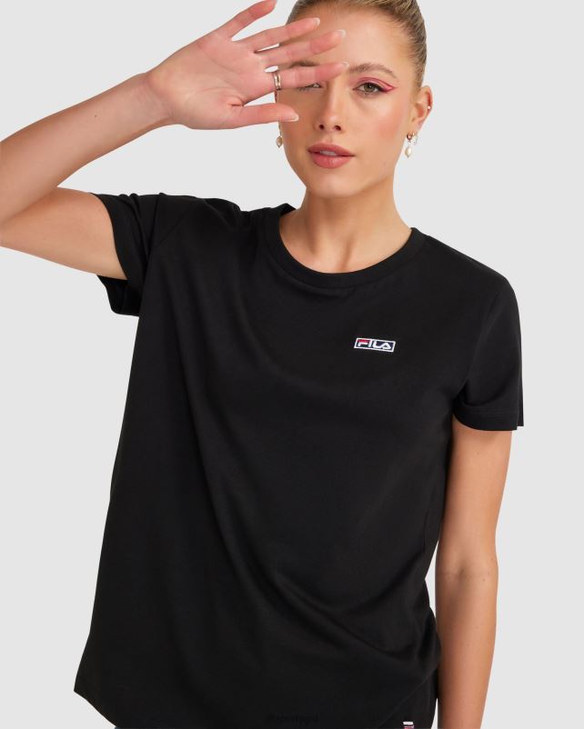 PPH0J2847 preto FILA camiseta fila preta feminina