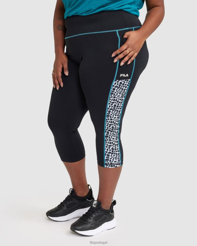 PPH0J2849 preto FILA fila rebecca 3/4 preto feminino