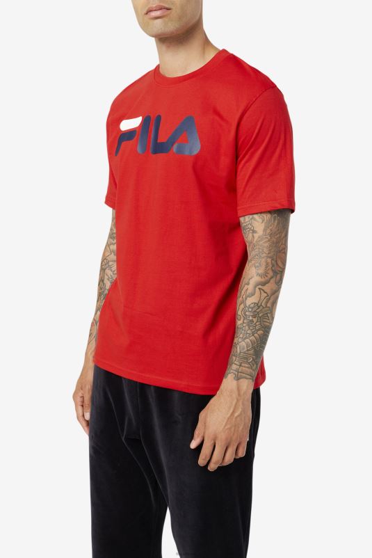 PPH0J285 vermelho FILA camiseta fila vermelha masculina