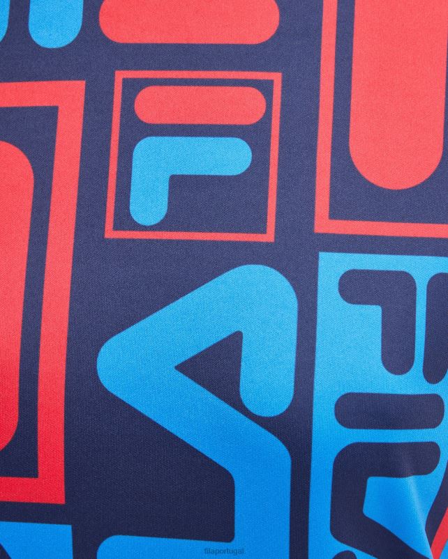 PPH0J2854 nova marinha FILA camiseta fila feminina anja