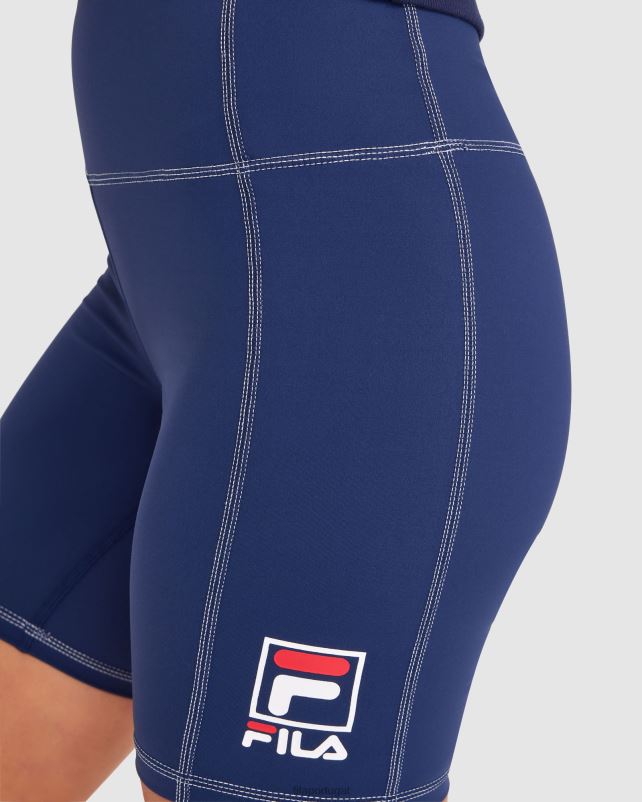 PPH0J2856 nova marinha FILA short fila chiara feminino azul marinho
