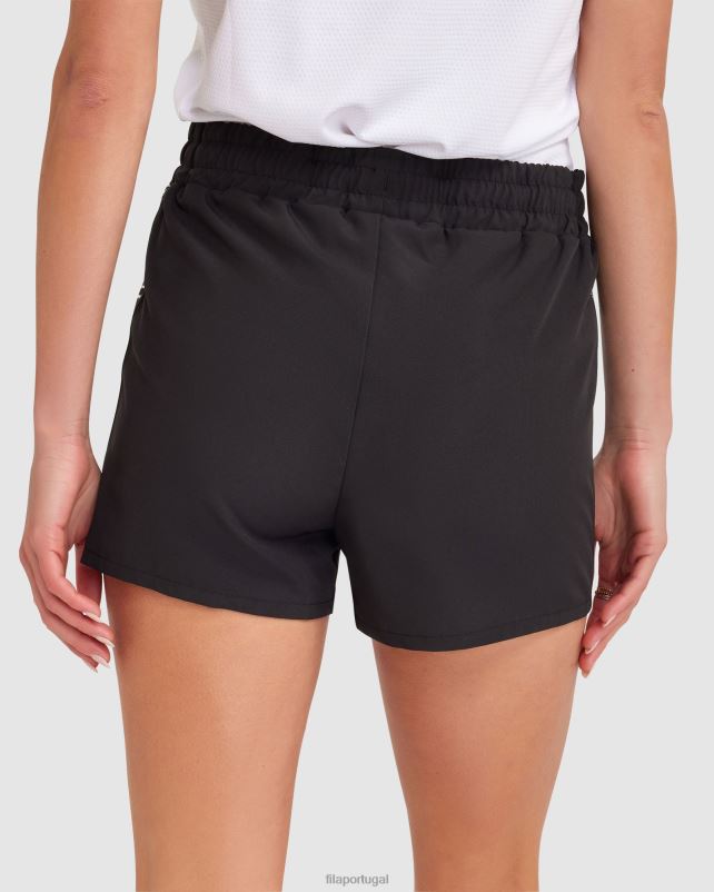 PPH0J2863 preto FILA short fila elektra feminino preto