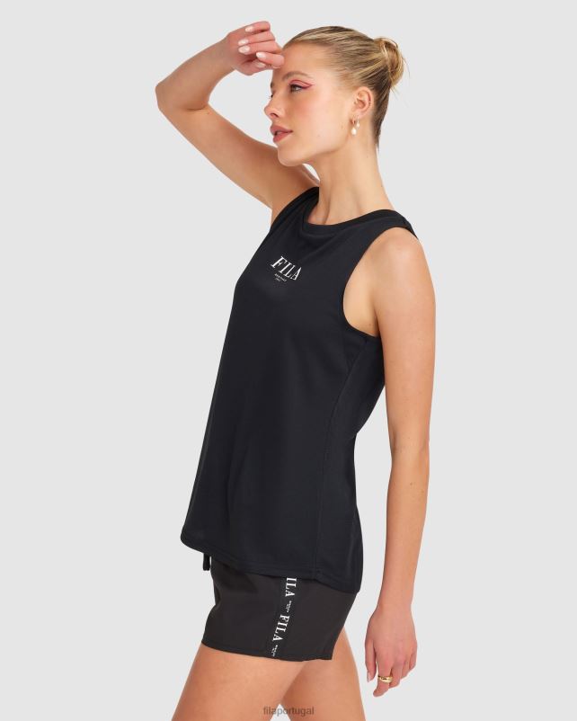 PPH0J2864 preto FILA regata elektra feminina fila preta