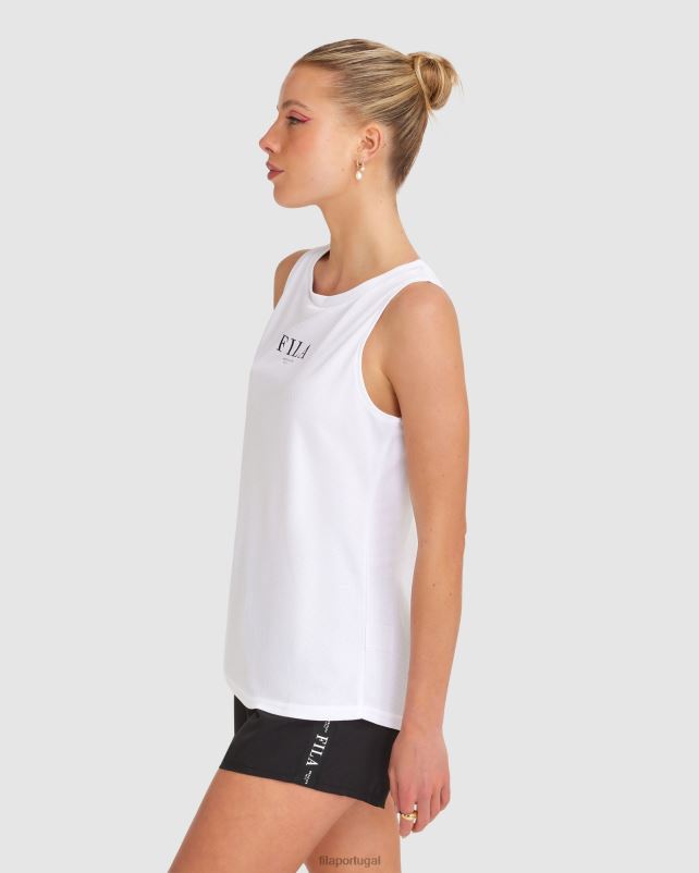 PPH0J2865 branco FILA regata fila branca feminina