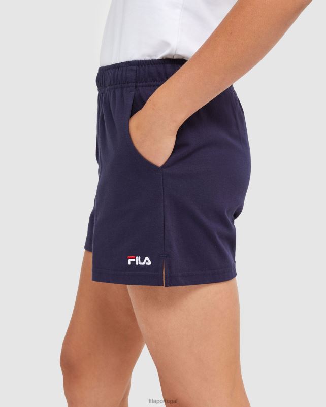 PPH0J2872 nova marinha FILA bermuda feminina fila new Navy Classic