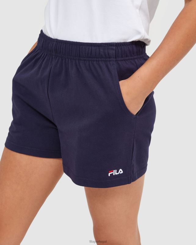 PPH0J2872 nova marinha FILA bermuda feminina fila new Navy Classic