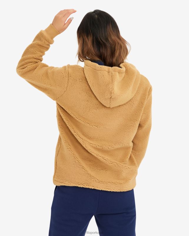 PPH0J2880 Urso de pelúcia FILA teddy feminino janet teddy qtr zip fila