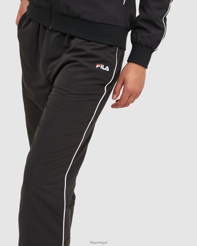 PPH0J2899 preto FILA calça fila classic feminina de microfibra preta