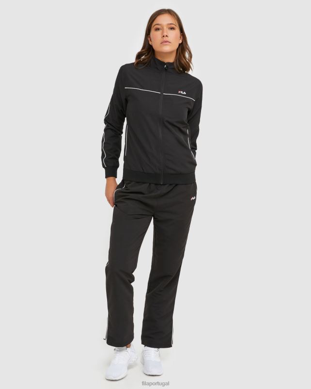 PPH0J2899 preto FILA calça fila classic feminina de microfibra preta