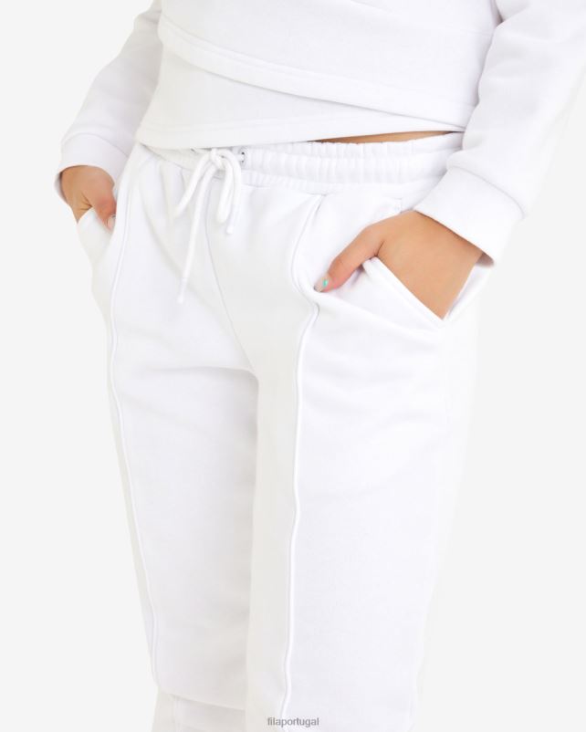 PPH0J2909 branco FILA calça feminina fila branca