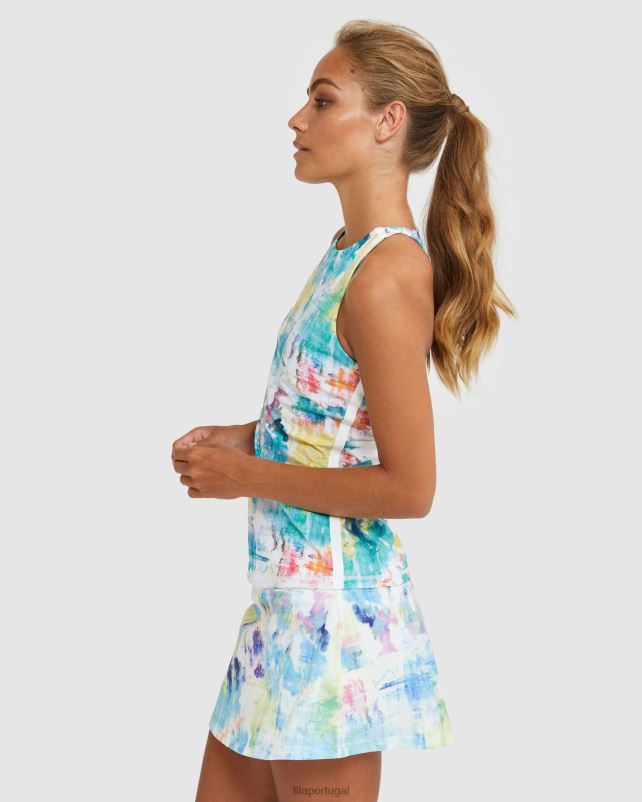 PPH0J2926 tie dye FILA fila regata tie dye fila racerback