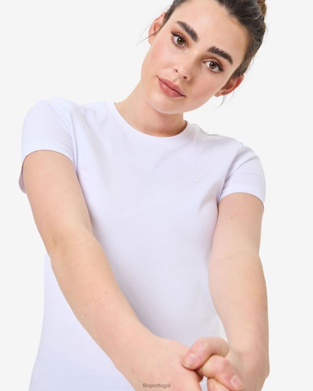 PPH0J2935 branco FILA camiseta fila yuna branca