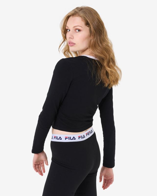 PPH0J2936 preto FILA camiseta fila preta