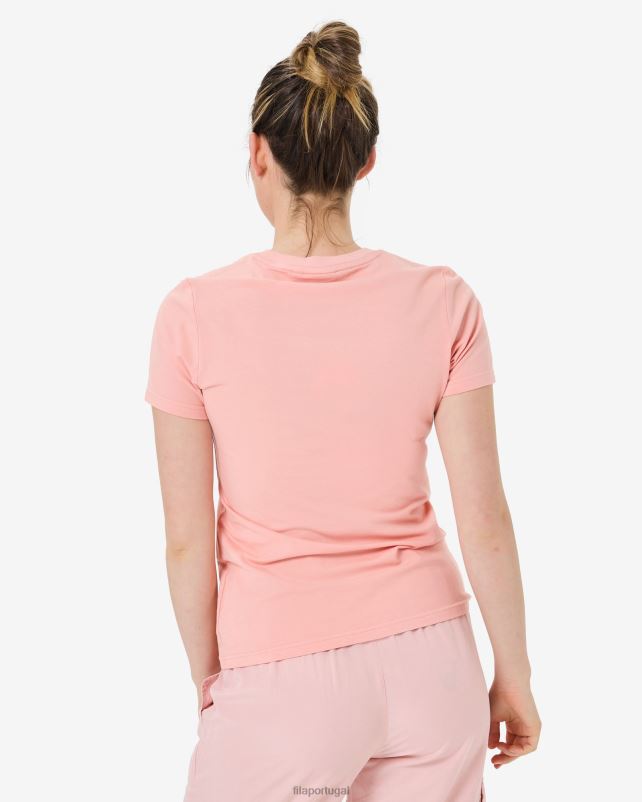 PPH0J2937 rosa suave FILA camiseta fila yuna rosa