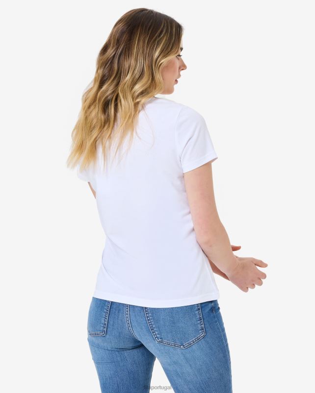 PPH0J2938 branco FILA camiseta fila volara badge 20 branca