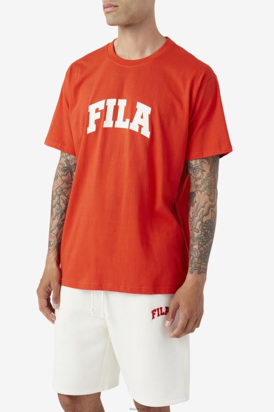 PPH0J294 vermelho/branco ardente FILA camiseta cody fila vermelho/branco ardente