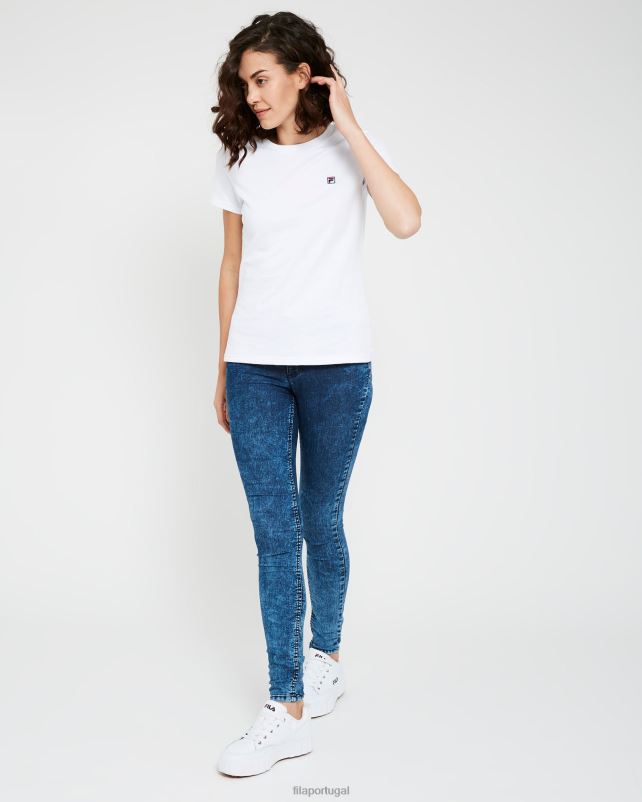 PPH0J2942 branco FILA camiseta volara feminina fila branca