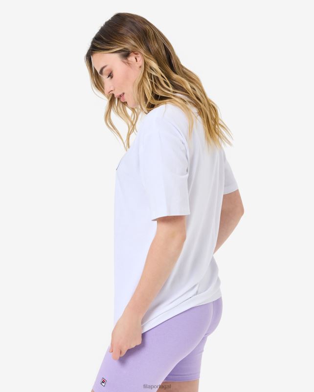 PPH0J2944 branco FILA camiseta fila branca maddy