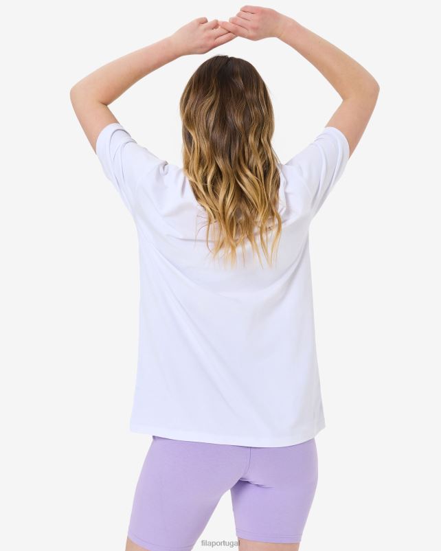 PPH0J2944 branco FILA camiseta fila branca maddy