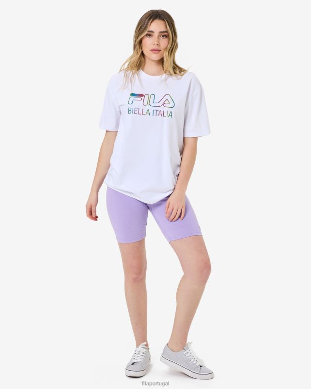 PPH0J2944 branco FILA camiseta fila branca maddy