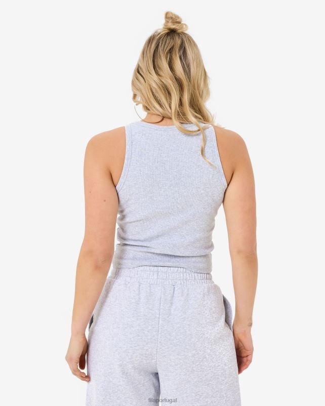 PPH0J2946 mármore cinza claro FILA regata fila cinza marle marbel rib