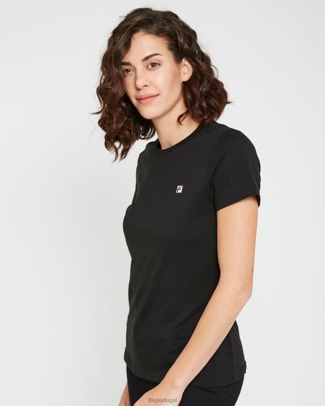 PPH0J2950 preto FILA camiseta fila volara feminina preta
