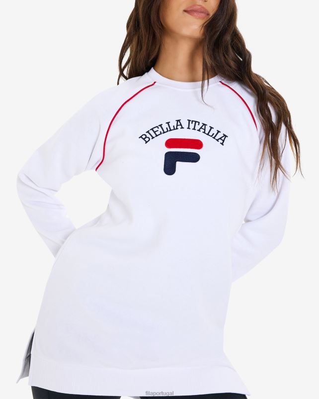 PPH0J2959 branco FILA túnica fila amara feminina branca