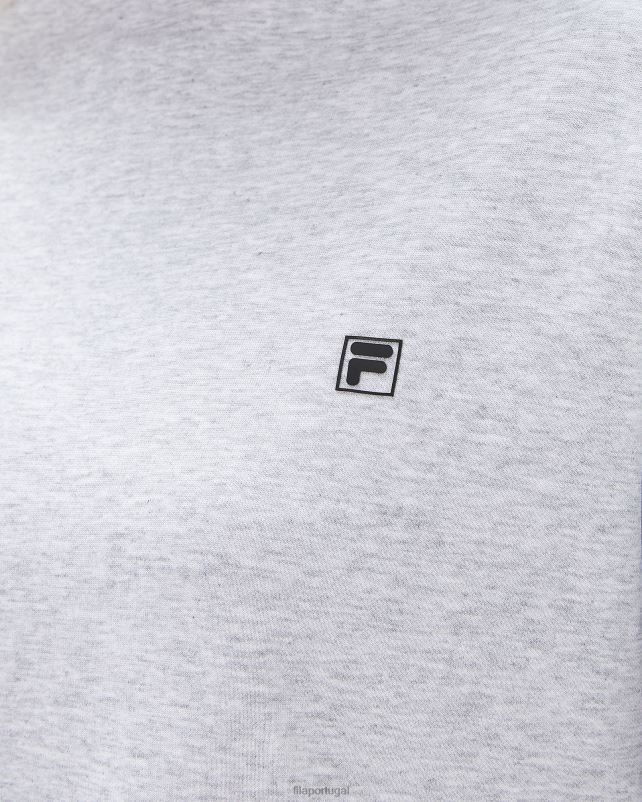 PPH0J2961 mármore cinza claro FILA blusa chiara feminina marle fila cinza claro