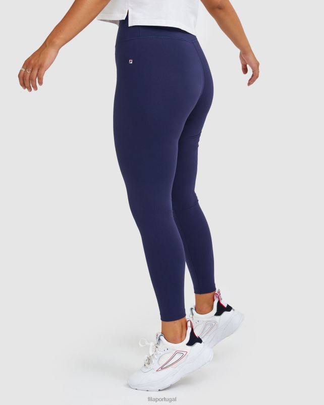 PPH0J2988 nova marinha FILA novo emblema da fila feminino azul marinho