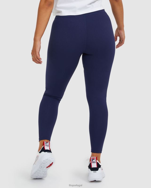 PPH0J2988 nova marinha FILA novo emblema da fila feminino azul marinho