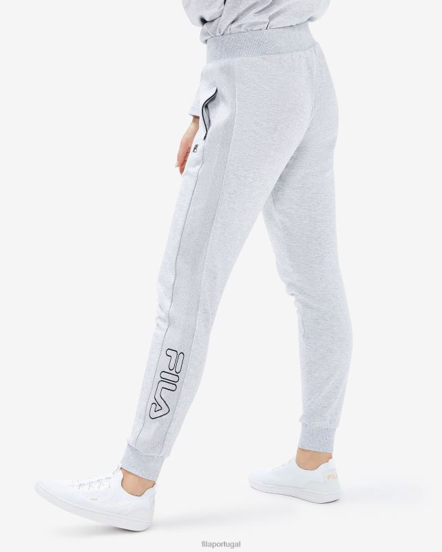 PPH0J2991 mármore cinza claro FILA calça chiara feminina marle fila cinza claro