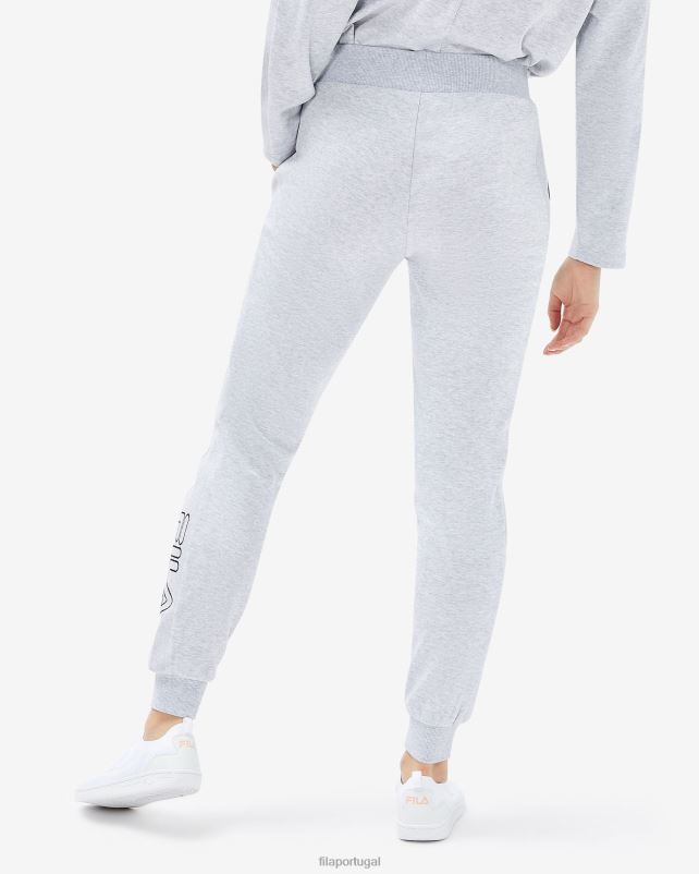 PPH0J2991 mármore cinza claro FILA calça chiara feminina marle fila cinza claro