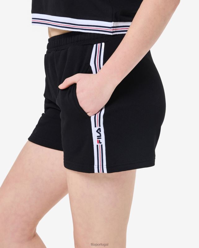 PPH0J2992 preto FILA short fila feminino preto