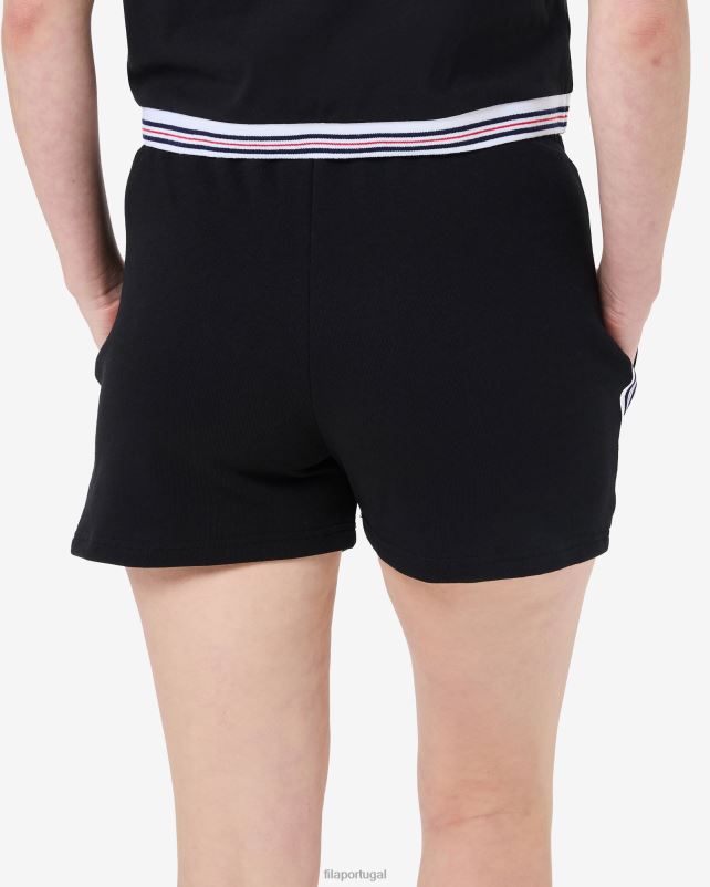 PPH0J2992 preto FILA short fila feminino preto