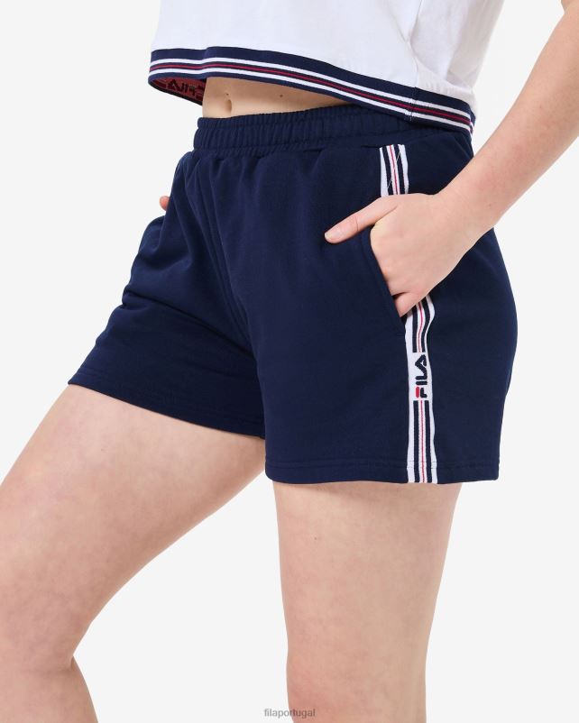 PPH0J2993 nova marinha FILA shorts lia feminino fila azul marinho