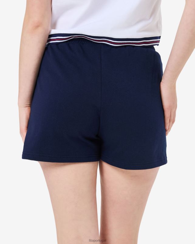 PPH0J2993 nova marinha FILA shorts lia feminino fila azul marinho