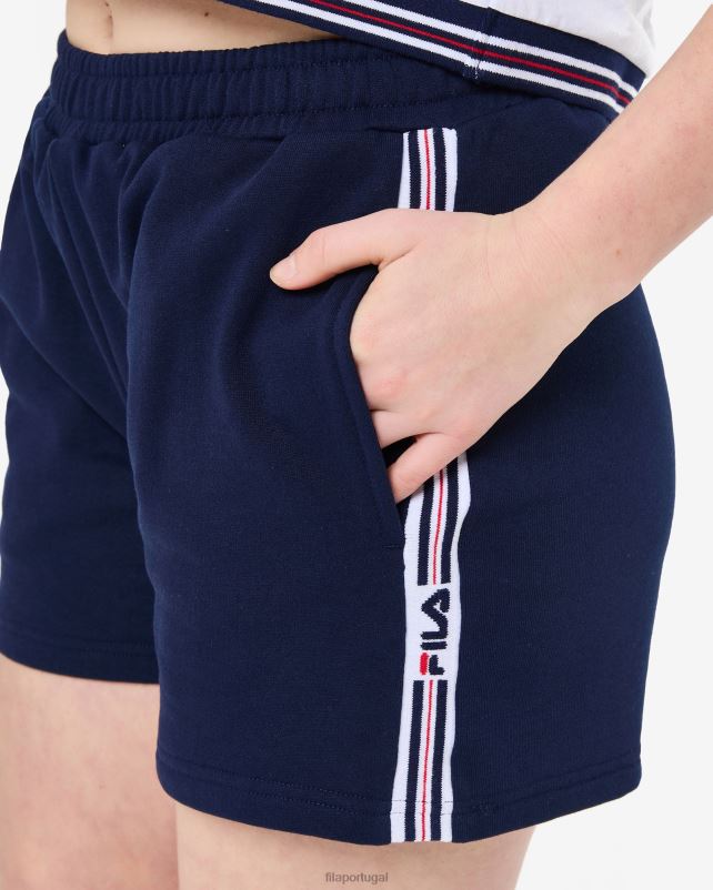 PPH0J2993 nova marinha FILA shorts lia feminino fila azul marinho