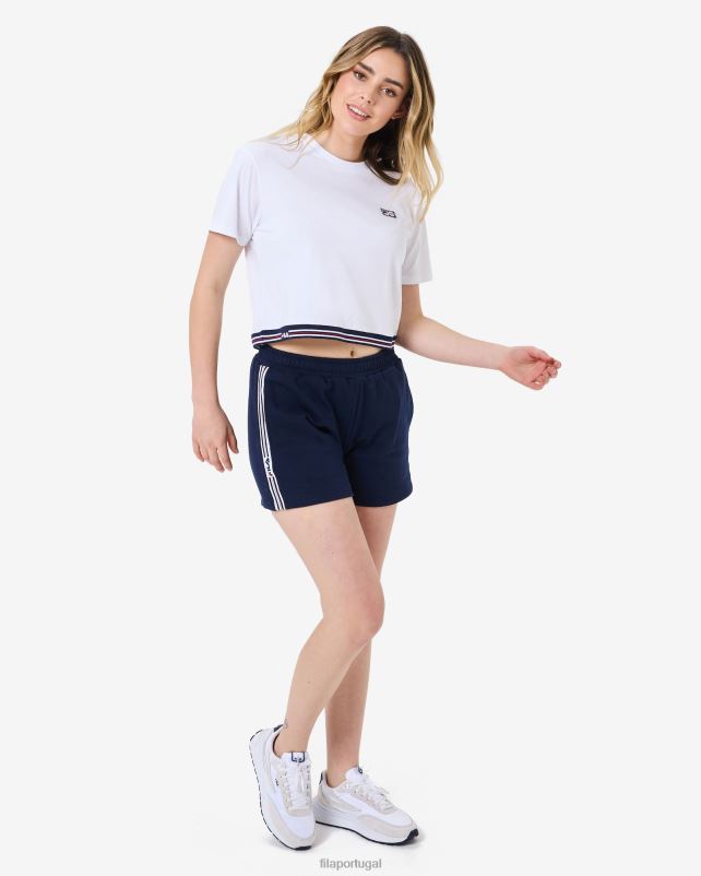PPH0J2993 nova marinha FILA shorts lia feminino fila azul marinho