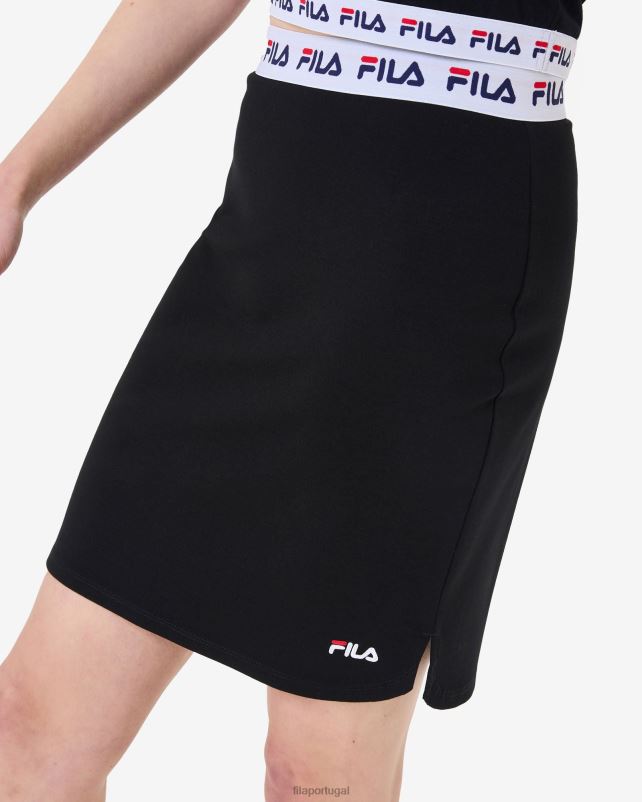 PPH0J2994 preto FILA saia preta fila