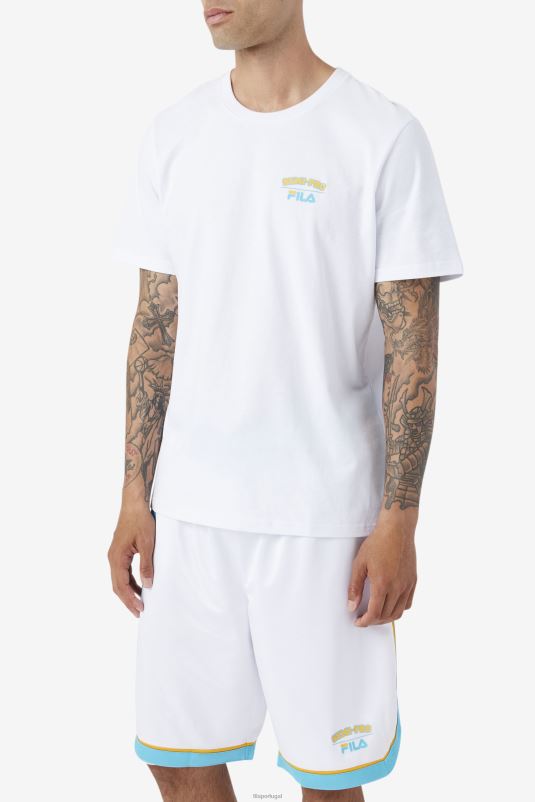 PPH0J300 branco FILA camiseta fila branca semi-pro
