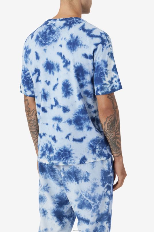 PPH0J302 majólica azul/pedra FILA ayan tee fila majolica azul/pedra