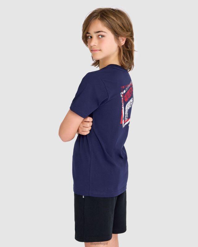 PPH0J3046 nova marinha FILA camiseta fila new navy infantil ripley
