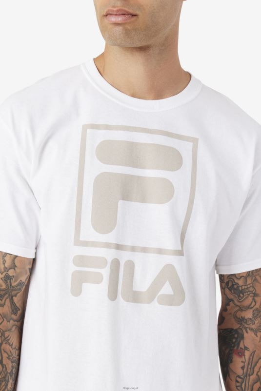 PPH0J305 branco FILA camiseta fila branca