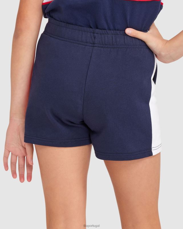 PPH0J3068 nova marinha FILA short fila lana feminino new navy