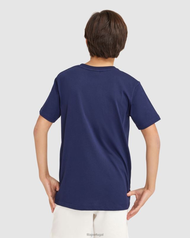 PPH0J3077 nova marinha FILA camiseta ryan masculina nova fila azul marinho