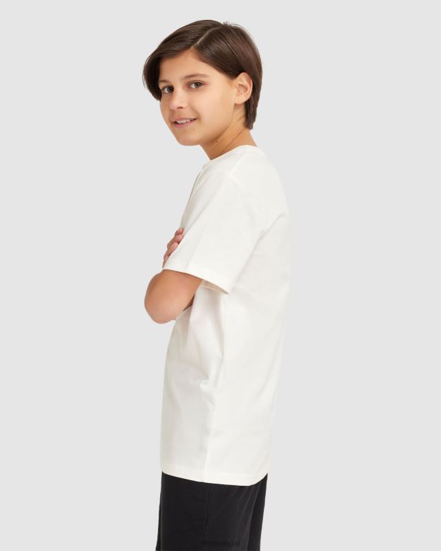 PPH0J3078 branco FILA camiseta fila ryan de menino branco